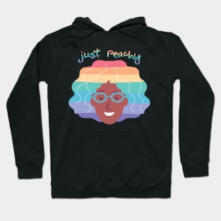 Just Peachy pastel Hoodie